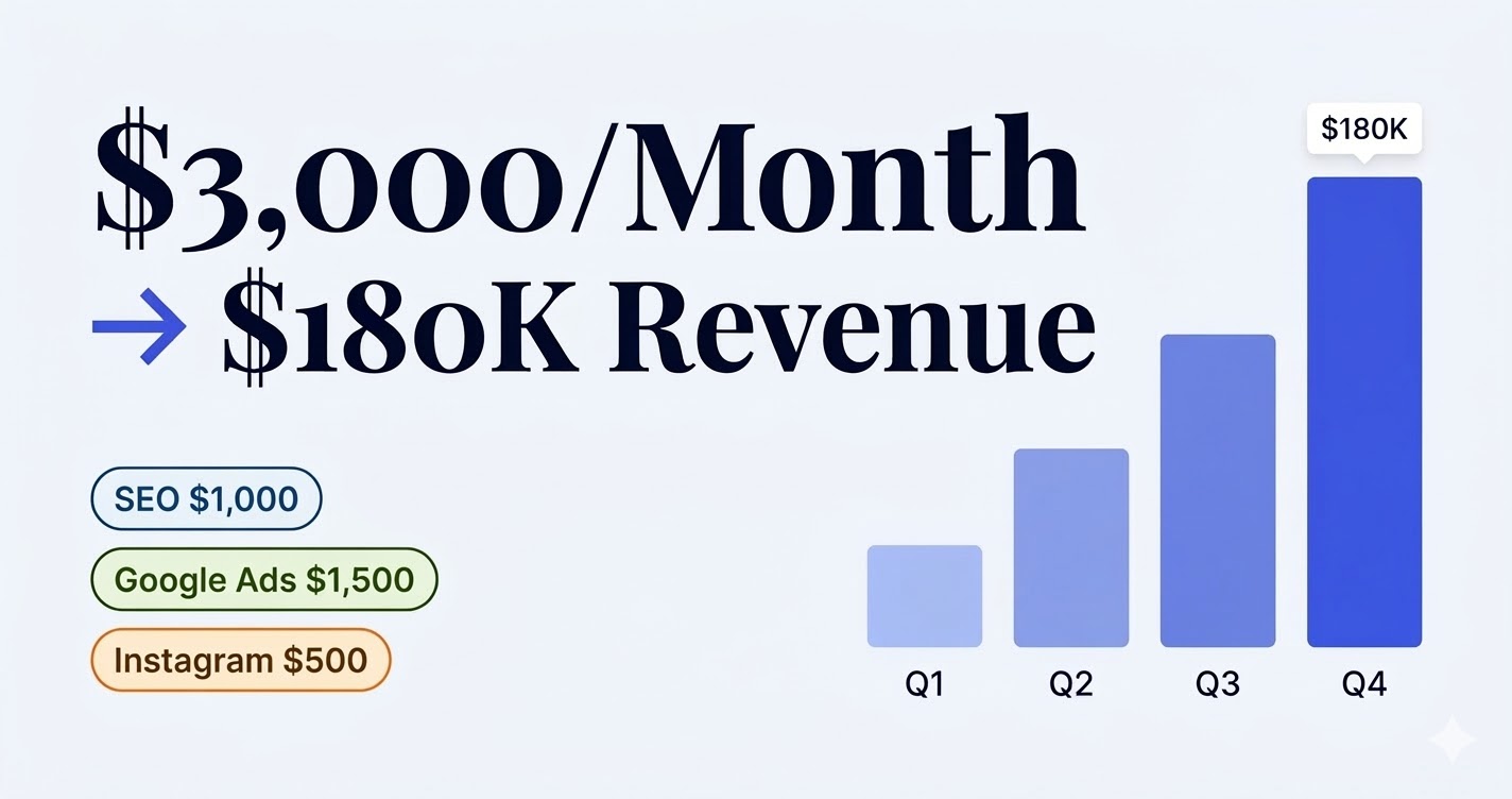 The Med Spa Marketing Math: How $3,000/Month Turns Into $180K in Annual Revenue